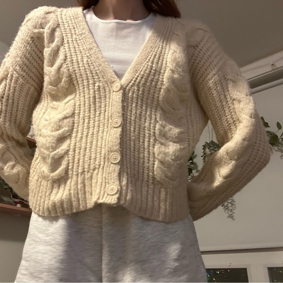 AE CROPPED KNIT CARDIGAN - Picture 6 of 6